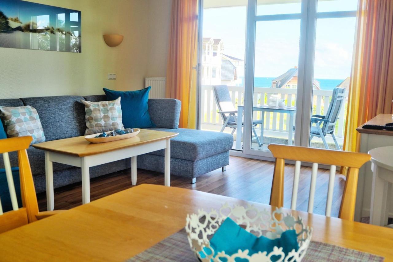 Mit Meerblick Und Balkon, Gratis Nutzung Vom Ahoi Erlebnisbad Und Sauna In Sellin - Meeresblick Fewo 35 괴렌 외부 사진